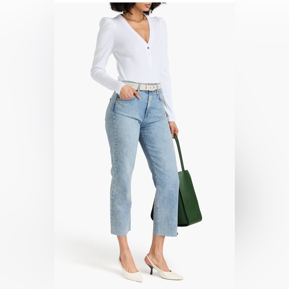 Veronica Beard Joey Straight-Leg Jeans - Picture 1 of 8